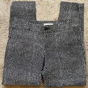 Banana Republic Black and White Dot Pants Size 2